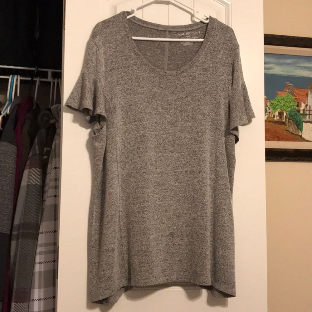 Lane Bryant Gray Top, 18/20
